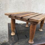 Vintage rustic feet rests
