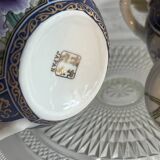Small milk jug and sugar bowl from Japan with floral patterns from the 1930s/1940s.