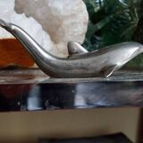 Vintage metal bottle opener dolphin