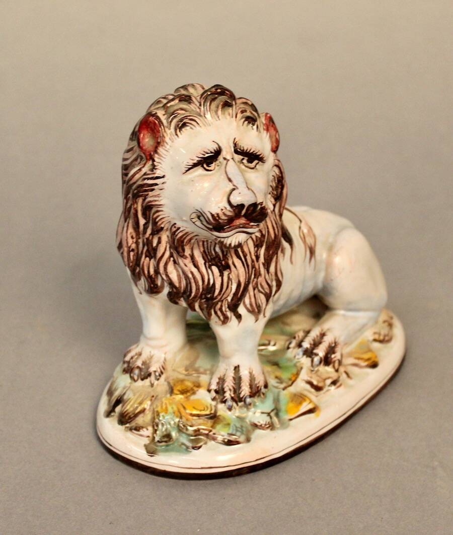 Saint Clement Earthenware Lion