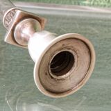 Silver-plated candlestick, late 19th century.