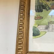 Illustration « jardin à la française « sous verre