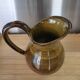 Jug / Pitcher in Saint-Clément earthenware with amber & honey glaze vintage