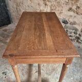 Table / antique desk in French oak, 1930s