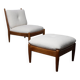 Mid Century Bouclé Lounge Chair, 1960s
