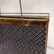 Porte-revues vintage doré années 60