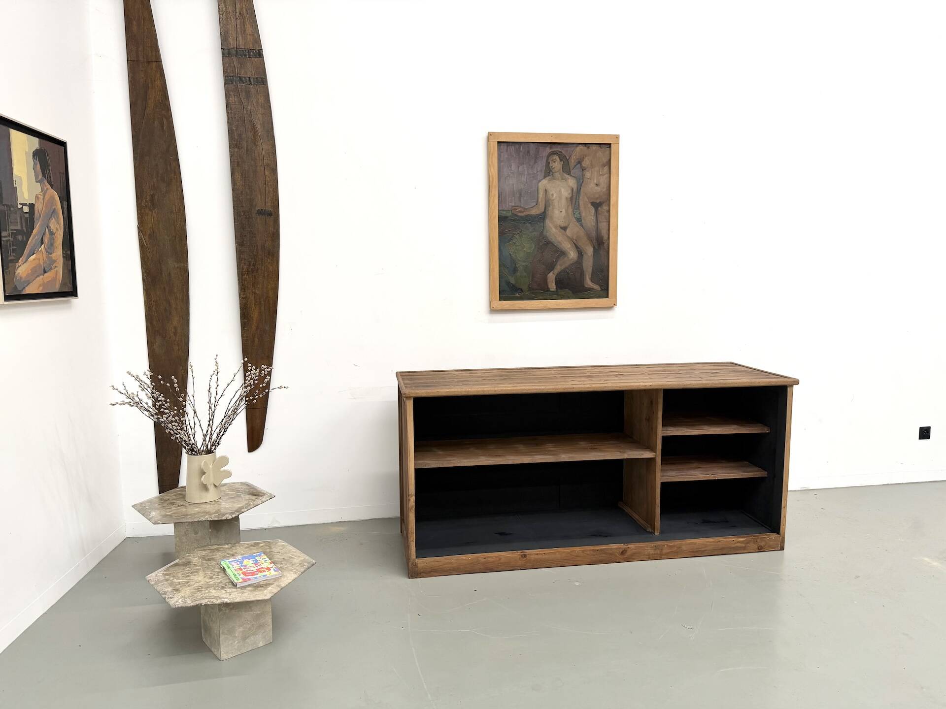 Pine workbench circa 1950