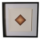 Tableau Vintage Art Optique - Victor Vasarely - Cadre 40x40cm