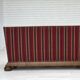 1960s, Danish 2-seater sofa, original condition, furniture wool, oak wood.