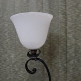 Wrought iron lamppost tripod art deco