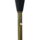 Floor lamp with white metal reflector, 1940s