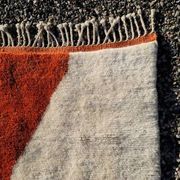 Terracotta and ecru Moroccan Mrirt rug 300x200 cm – abstract pattern