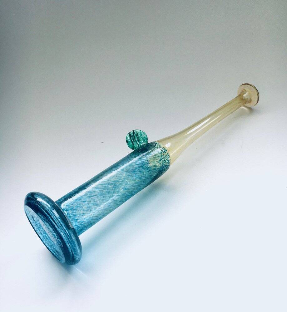 Boda Artist Collection Art Glass Vase by Bertil Vallien for Kosta Boda, Sweden, 1980s