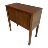 Old wooden cabinet with extendable doors