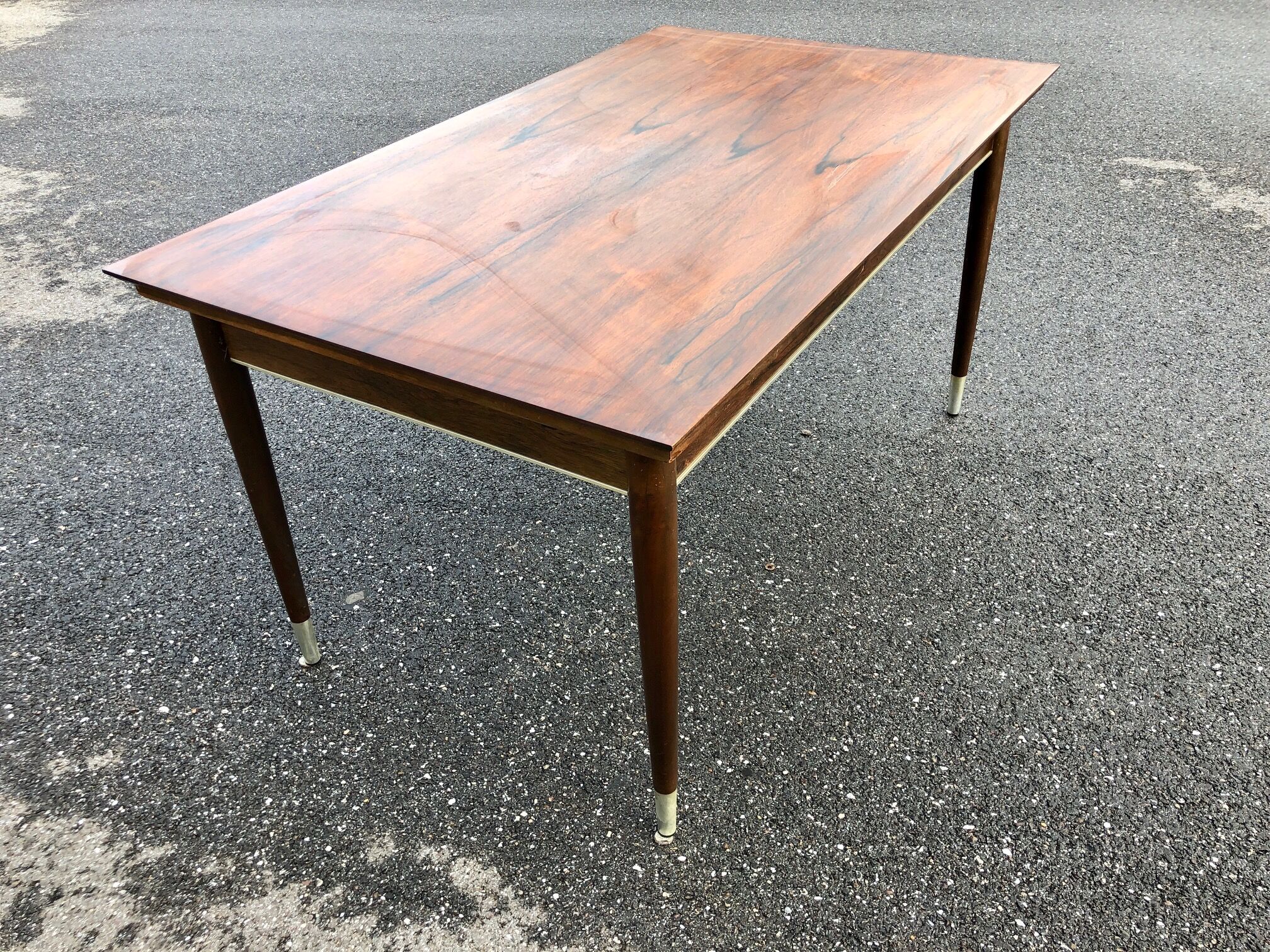 Rosewood table with extensions 1950