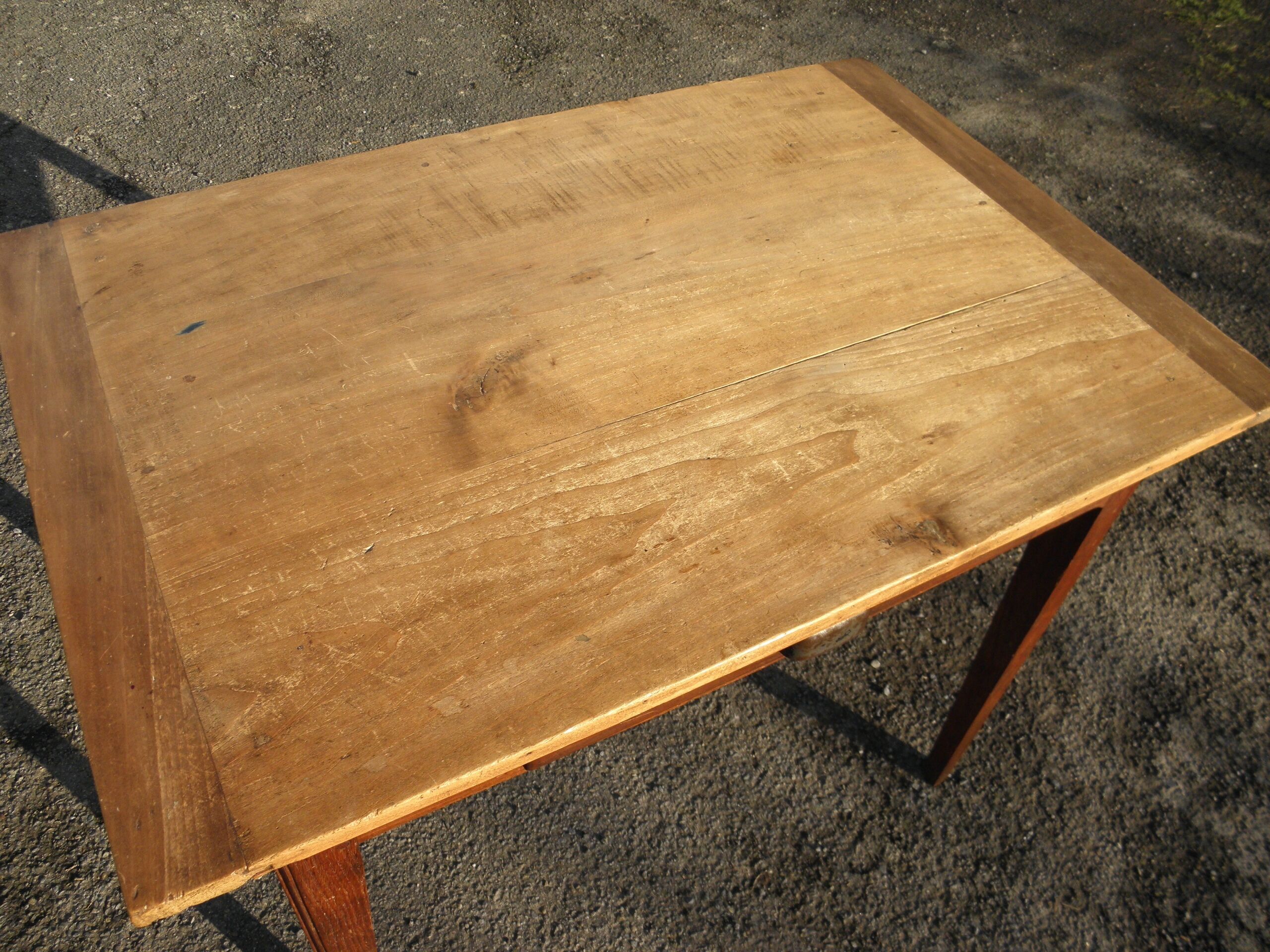 Ash drawer table 95 x 62 cm