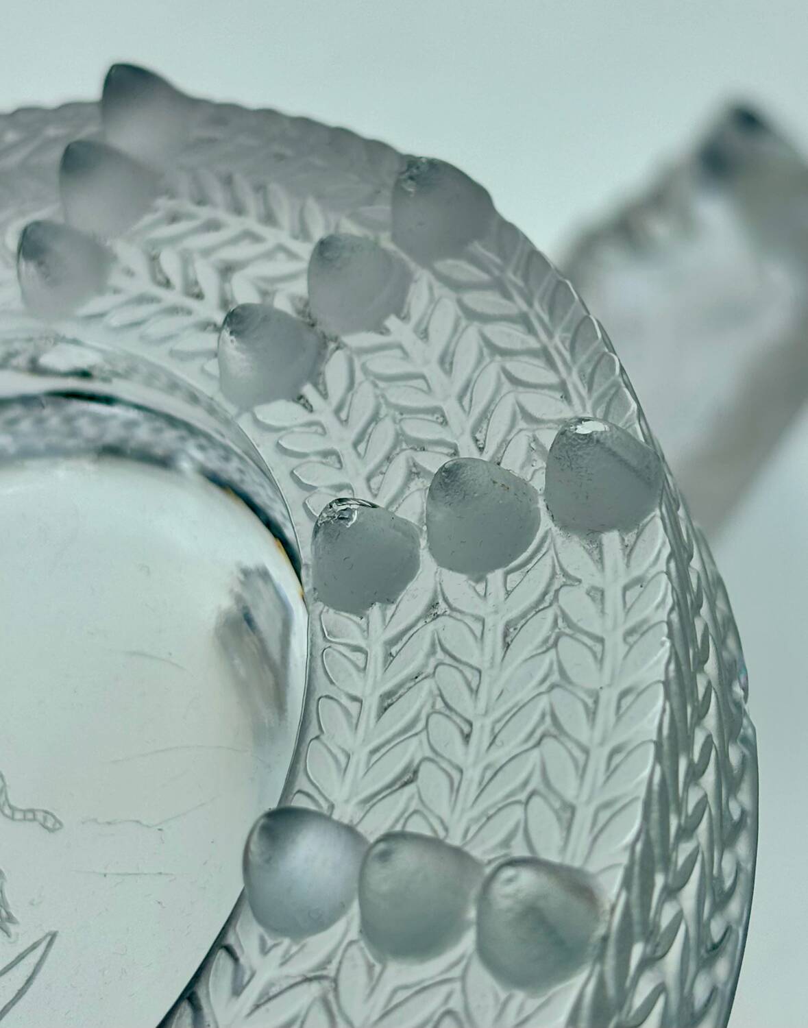 Lalique two ashtrays
