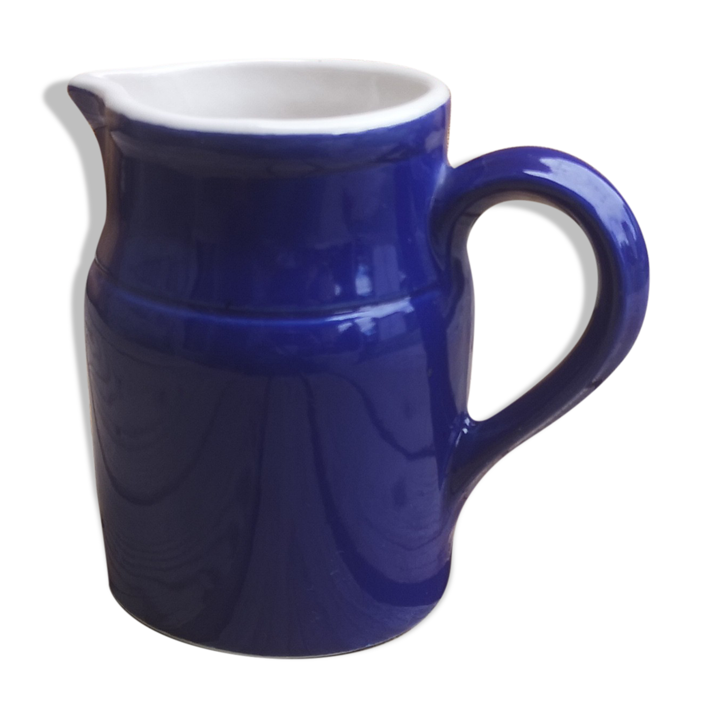 Pitcher in digoin sandstone indigo blue