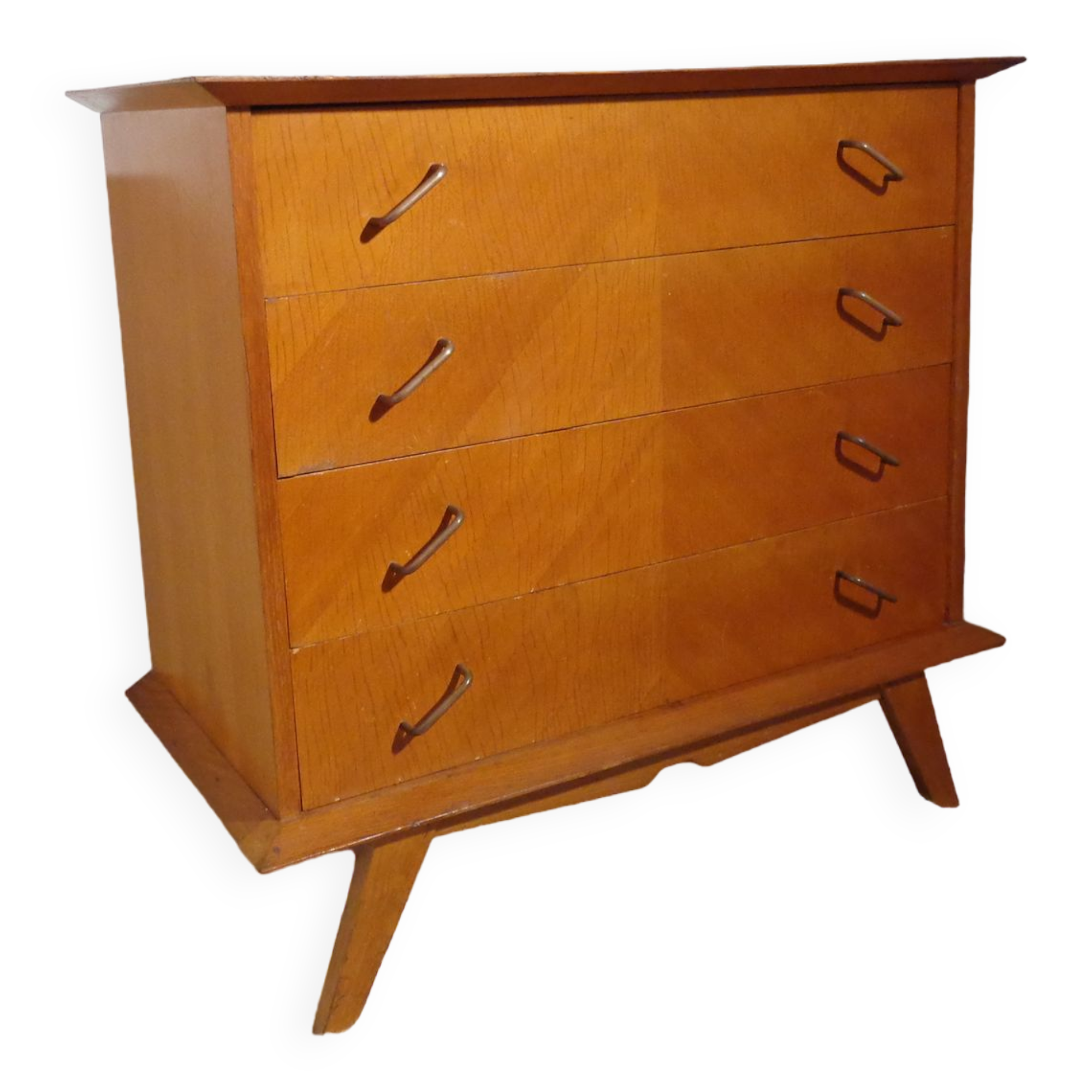 Vintage chest of drawers from the 50s compass