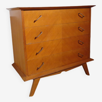 Vintage chest of drawers from the 50s compass