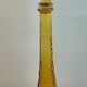 Large cathedral glass bottle circa 1970, probably Italy? 56 cm