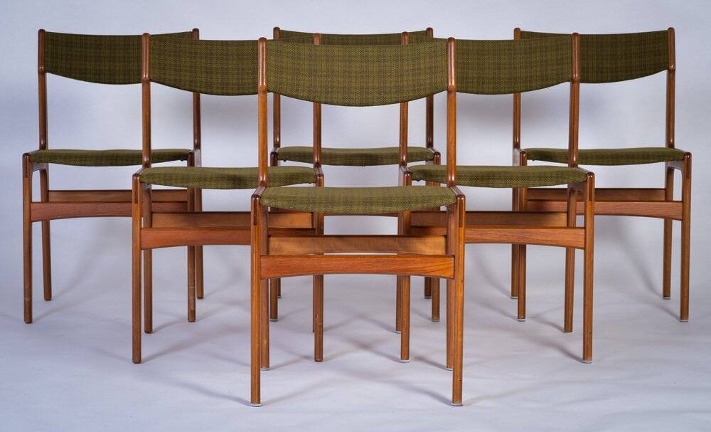 Vintage Teak Chairs for Nova, Denmark, 1970s, Set of 6