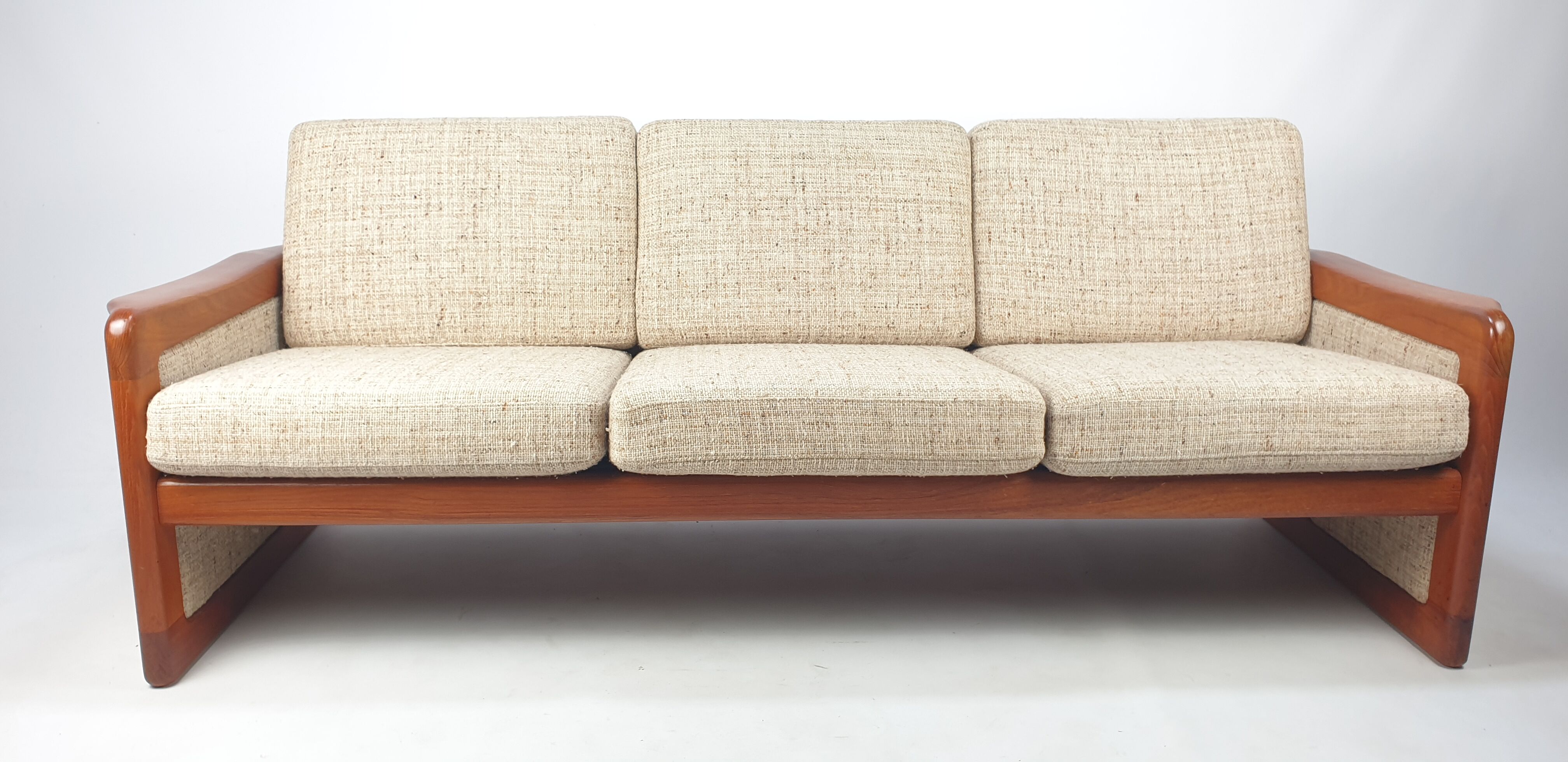 Midcentury Danish Teak 3-seater Sofa, 1970's