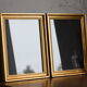 Gilded wood glazed photo frame