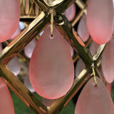 Glass tassel chandelier