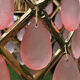 Glass tassel chandelier