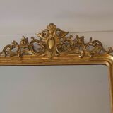 Miroir bois doré Napoléon III 103x150cm
