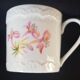 Set of five coffee cups and saucers, Limoges, Goumot Labesse