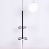 Restored Bauhaus Floor Lamp, J. Halabala, UP Zavody, Chrome, Czechia, 1930s