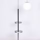 Restored Bauhaus Floor Lamp, J. Halabala, UP Zavody, Chrome, Czechia, 1930s