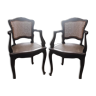 Set de 2 fauteuils Louis XV