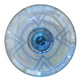 Beautiful large glass bowl signed André Delatte - Nancy