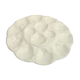 White Gien earthenware oyster dish