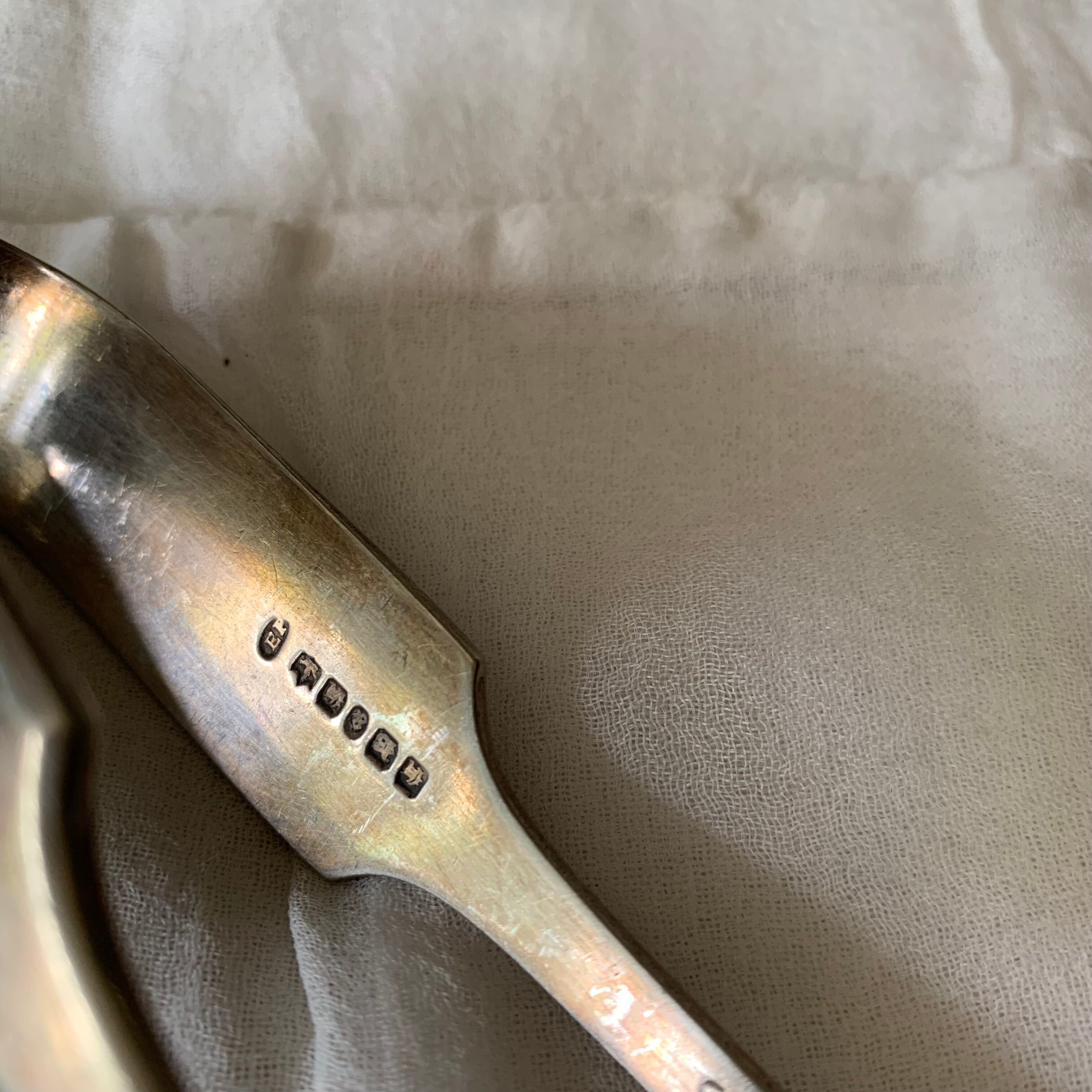 Silver metal cutlery lot