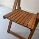 wooden folding chair by Aldo Jacober, design 1960/1970