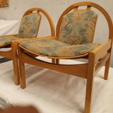 Pair of lounge armchairs Baumann model argos year 70 vintage