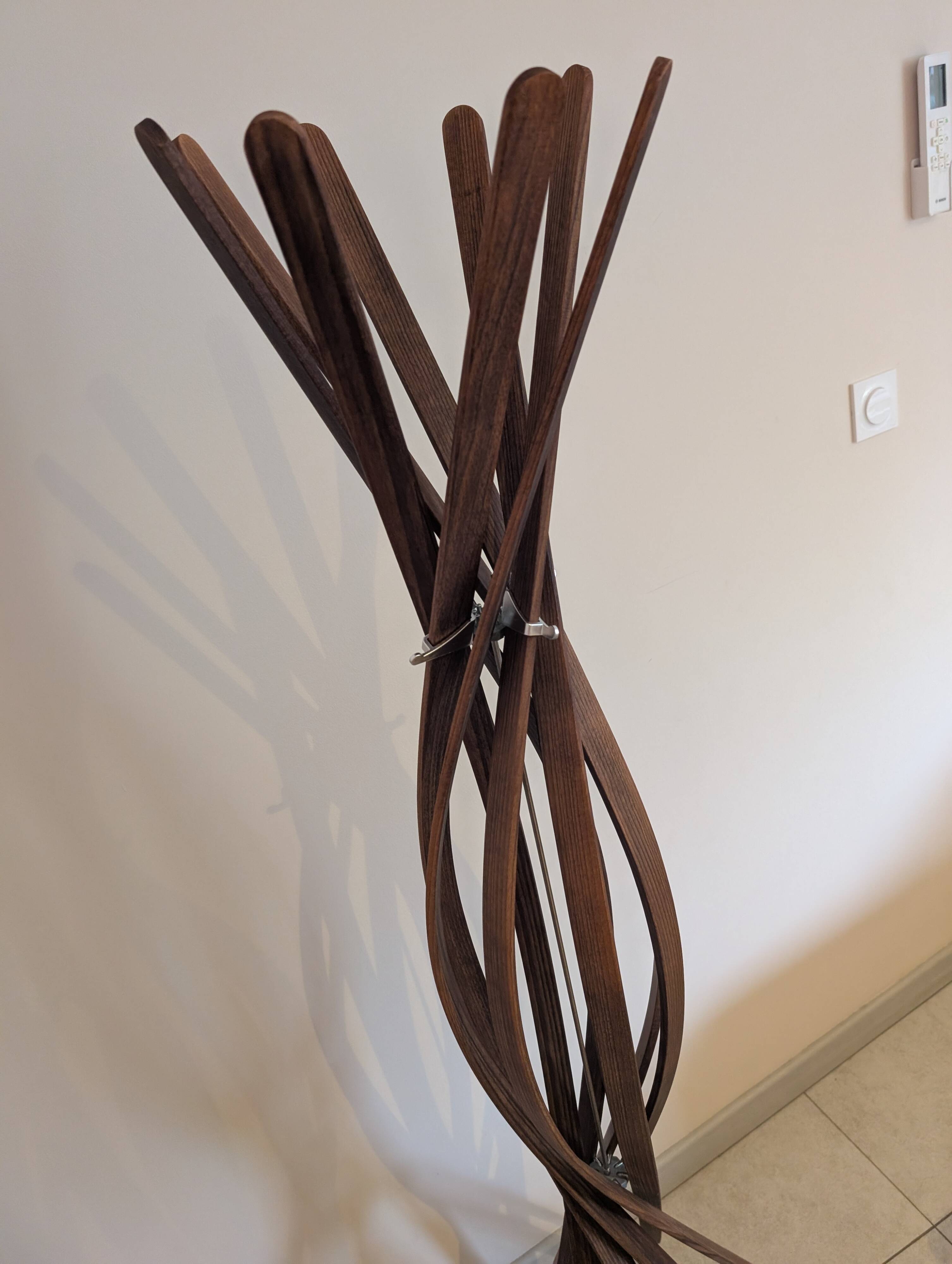 "Twist" coat rack by Burtscher & Bertolini for Casamania