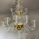 Chandelier Venetian Murano glass