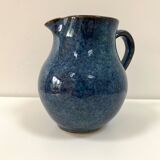 Pichet vase en grès bleu des Manufactures Normand