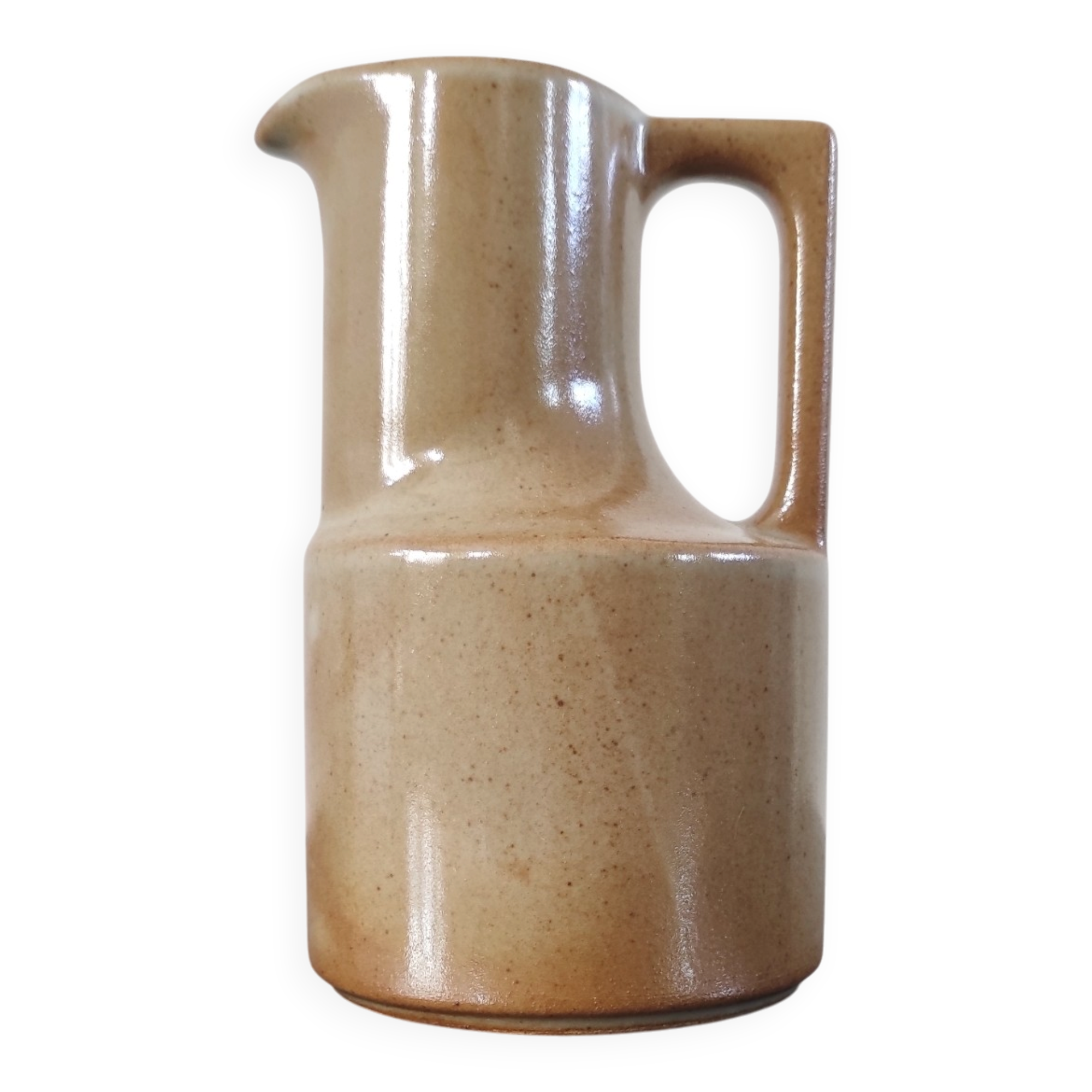 Small vintage stoneware jug from France Brenne - 1970s