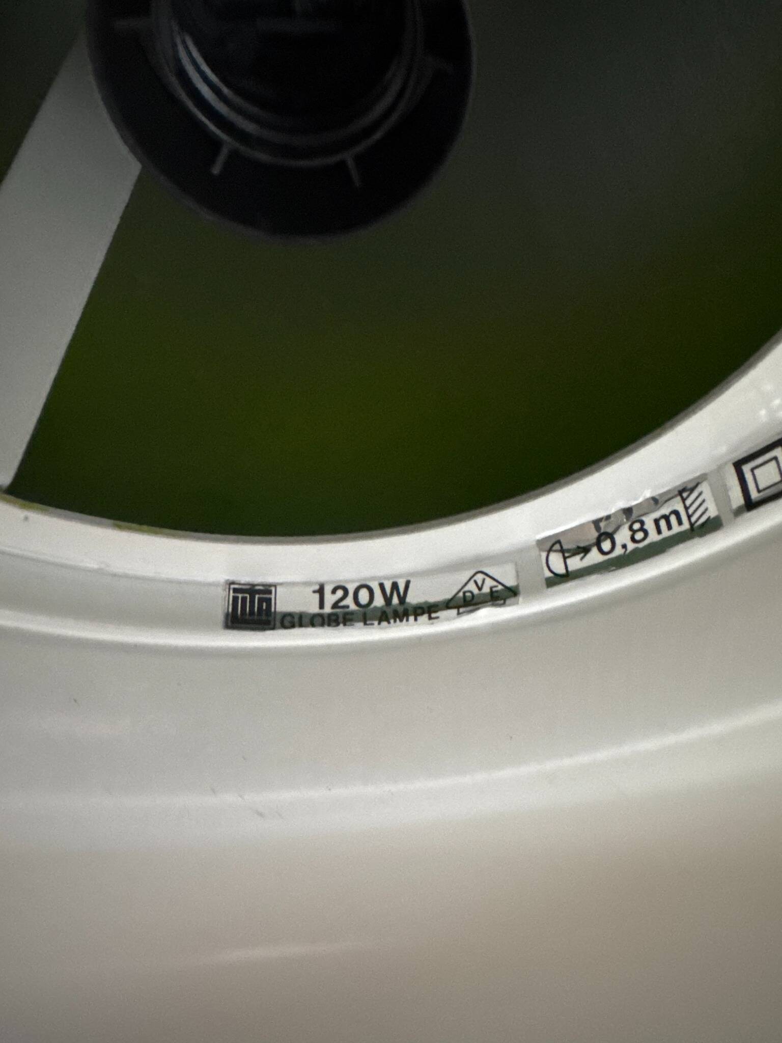 Vintage Lita 6062 Pendant Light – Space Age Design in Lime Green – 1970s