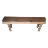 114 cm solid wood bench
