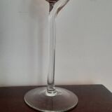 Designer glass candle holder