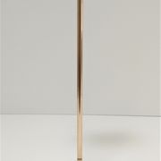 Hi Fi candle holder by Max Bruël for Torben Orskov solid brass h. 26,5 cm