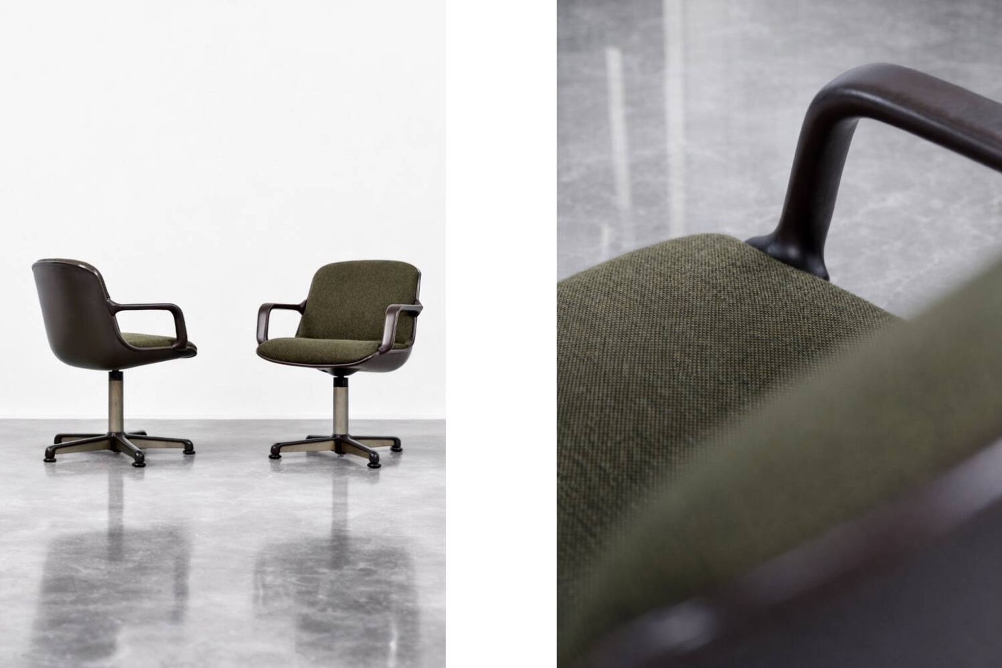Fauteuils de bureau par Pollock pour Comforto