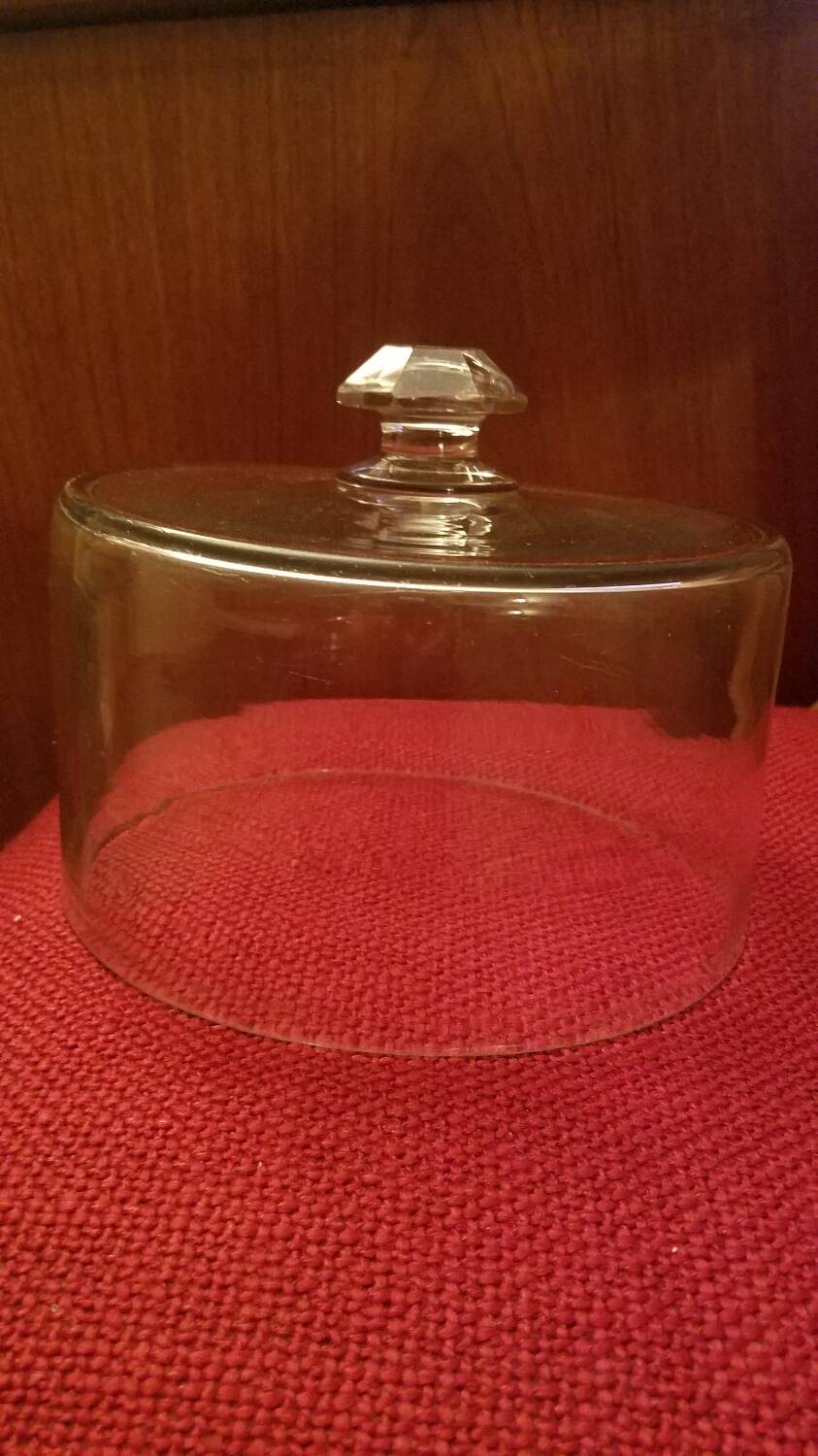 glass cake bell early 20th